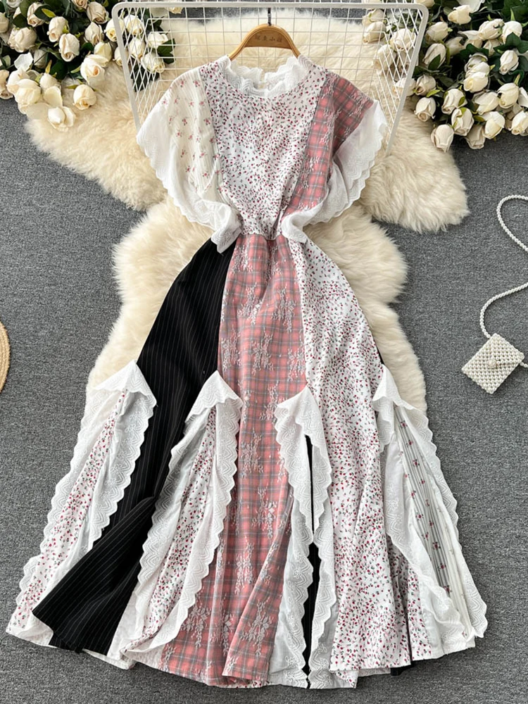 Fitaylor Summer New Women Fashion Casual Stitching Irregular Dress Female Elegant High Waist Slim Sleeveless A-Line Dresses
Fitaylor Summer New Women Fashion Casual Stitching Irregular Dress Female Elegant High Waist Slim Sleeveless A-Line Dresses