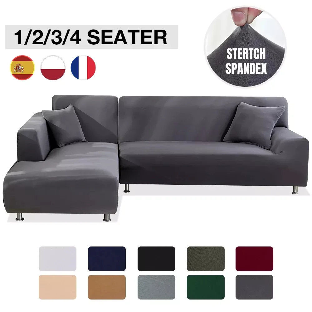 Elastic Stretch Sofa Cover 1/2/3/4 Seater Slipcover Couch Covers for Universal Sofas Livingroom Sectional L Shaped Slipcover 1PC
Elastic Stretch Sofa Cover 1/2/3/4 Seater Slipcover Couch Covers for Universal Sofas Livingroom Sectional L Shaped Slipcover 1PC