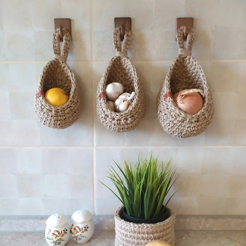 Pastoral Wall Flower Planter Handmade Hemp Rope Weaving Wall Hanging Vegetable Fruit Baskets Garden Vine Pot Plants Holder 2022
Pastoral Wall Flower Planter Handmade Hemp Rope Weaving Wall Hanging Vegetable Fruit Baskets Garden Vine Pot Plants Holder 2022