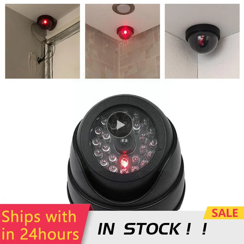 Fake Camera With Red Flashing LED Light Indoor Outdoor Home Security Dummy Surveillance Outdoor Security Simulation Camera
Fake Camera With Red Flashing LED Light Indoor Outdoor Home Security Dummy Surveillance Outdoor Security Simulation Camera