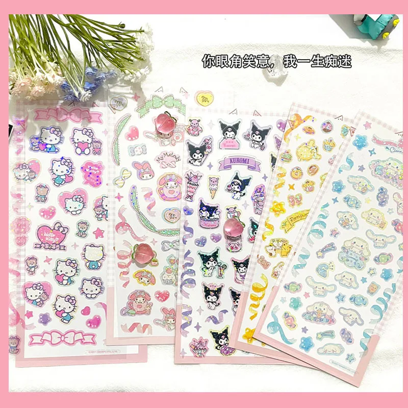 Kawaii Hellokittys My Melody Kuromi Cinnamoroll Pompom Purin Sanrioed Anime Stickers Aesthetic Decals Cute Graffiti Stickers Toy
Kawaii Hellokittys My Melody Kuromi Cinnamoroll Pompom Purin Sanrioed Anime Stickers Aesthetic Decals Cute Graffiti Stickers Toy
