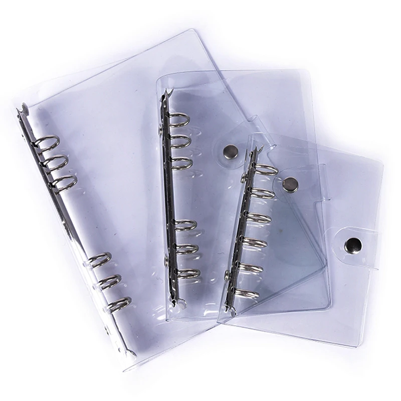 A7 A6 A5 Loose-Leaf Notebook Cover Diary Bullet Cover Binder Transparent PVC Notebook Inner Core Cover Office Planner Stationery
A7 A6 A5 Loose-Leaf Notebook Cover Diary Bullet Cover Binder Transparent PVC Notebook Inner Core Cover Office Planner Stationery