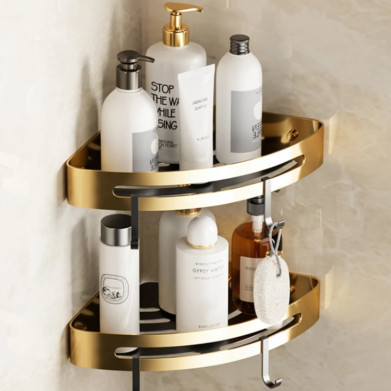 Bathroom Storage Supplies Toilet Racks Free Punching Bathing Toilet Vanity Triangle Wall-mounted Storage Shower Shelf
Bathroom Storage Supplies Toilet Racks Free Punching Bathing Toilet Vanity Triangle Wall-mounted Storage Shower Shelf