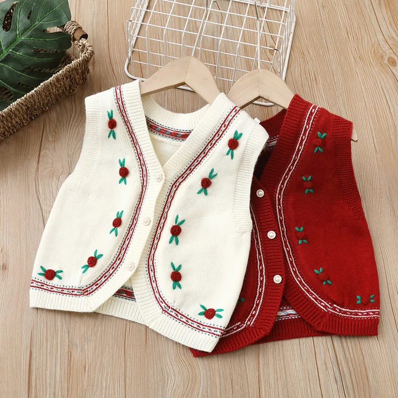 Girls Knitted Vest Autumn and Winter New Sweater Vest Children's Clothing Knitted Sweater Winter Sweater
Girls Knitted Vest Autumn and Winter New Sweater Vest Children's Clothing Knitted Sweater Winter Sweater