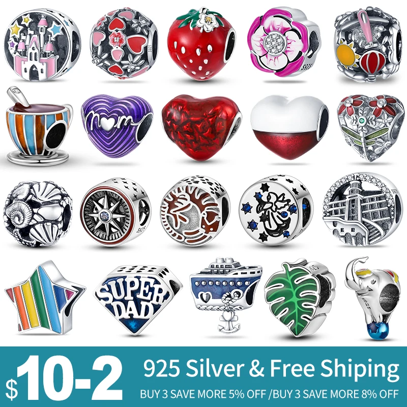 Original 925 Sterling Silver Round Zircon Charms Beads Fits Pandora Charm 925 Silver Bracelet Women Heart Pendant Bead Jewelry
Original 925 Sterling Silver Round Zircon Charms Beads Fits Pandora Charm 925 Silver Bracelet Women Heart Pendant Bead Jewelry
