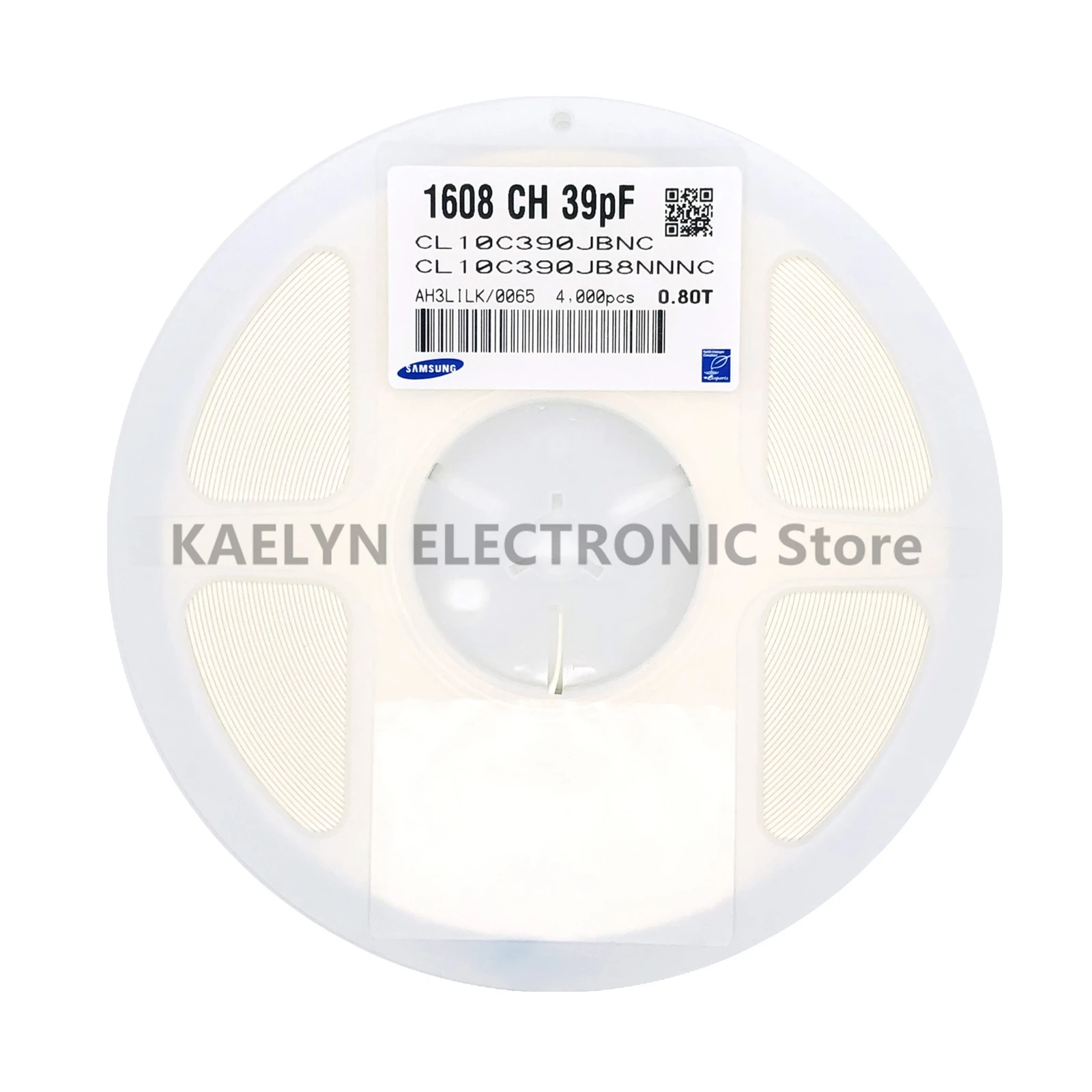 1reel/4000PCS chip capacitor smd 1608/0603 39PF 390J 5% 50V COG/NPO CL10C390JB8NNNC CERAMIC MLCC NEW AND ORIGINAL
1reel/4000PCS chip capacitor smd 1608/0603 39PF 390J 5% 50V COG/NPO CL10C390JB8NNNC CERAMIC MLCC NEW AND ORIGINAL