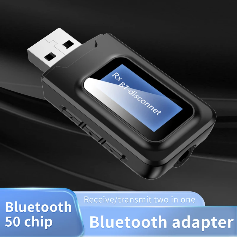 Новый Bluetooth-адаптер с ЖК-экраном USB Bluetooth 5,0 передатчик и приемник два в одном ТВ компьютер аудио
Новый Bluetooth-адаптер с ЖК-экраном USB Bluetooth 5,0 передатчик и приемник два в одном ТВ компьютер аудио