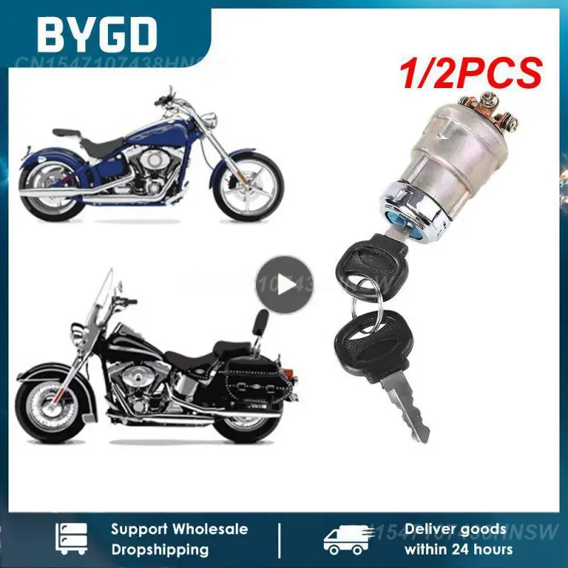 1/2PCS Universal Car Boat 12V 4 Position Ignition Starter Switch with 2 Keys for Petrol Engine Farm Machines Harvesters Supplies
1/2PCS Universal Car Boat 12V 4 Position Ignition Starter Switch with 2 Keys for Petrol Engine Farm Machines Harvesters Supplies