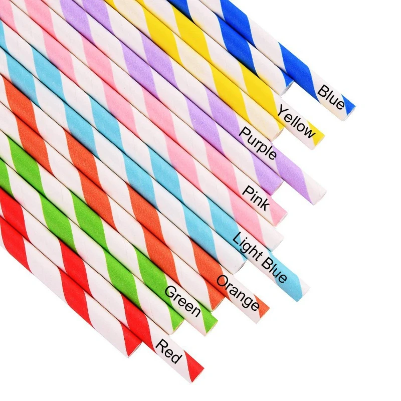 100pcs Colorful Degradable Blown Bubble Paper Straws Curved Straws Wedding Party Drink Accessories Birthday
100pcs Colorful Degradable Blown Bubble Paper Straws Curved Straws Wedding Party Drink Accessories Birthday