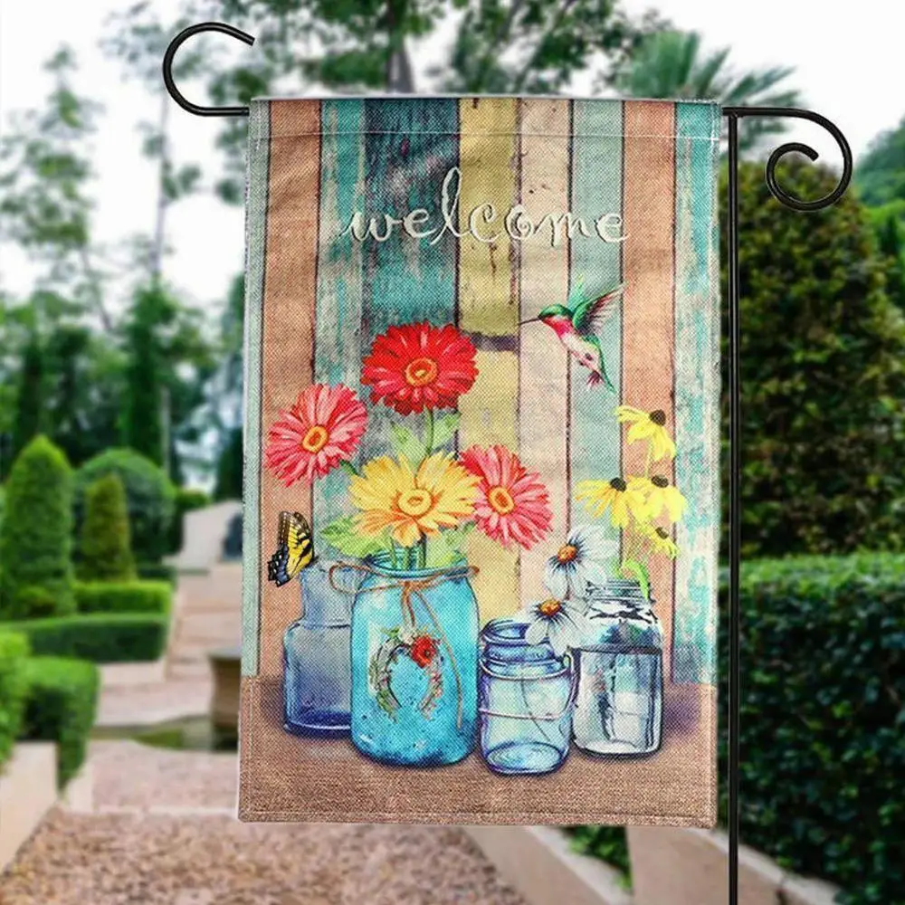 Summer Spring Burlap Garden Flag Animal Welcome Outdoor Quality With High Garden Yard Flag House Flags Decor S7H8
Summer Spring Burlap Garden Flag Animal Welcome Outdoor Quality With High Garden Yard Flag House Flags Decor S7H8