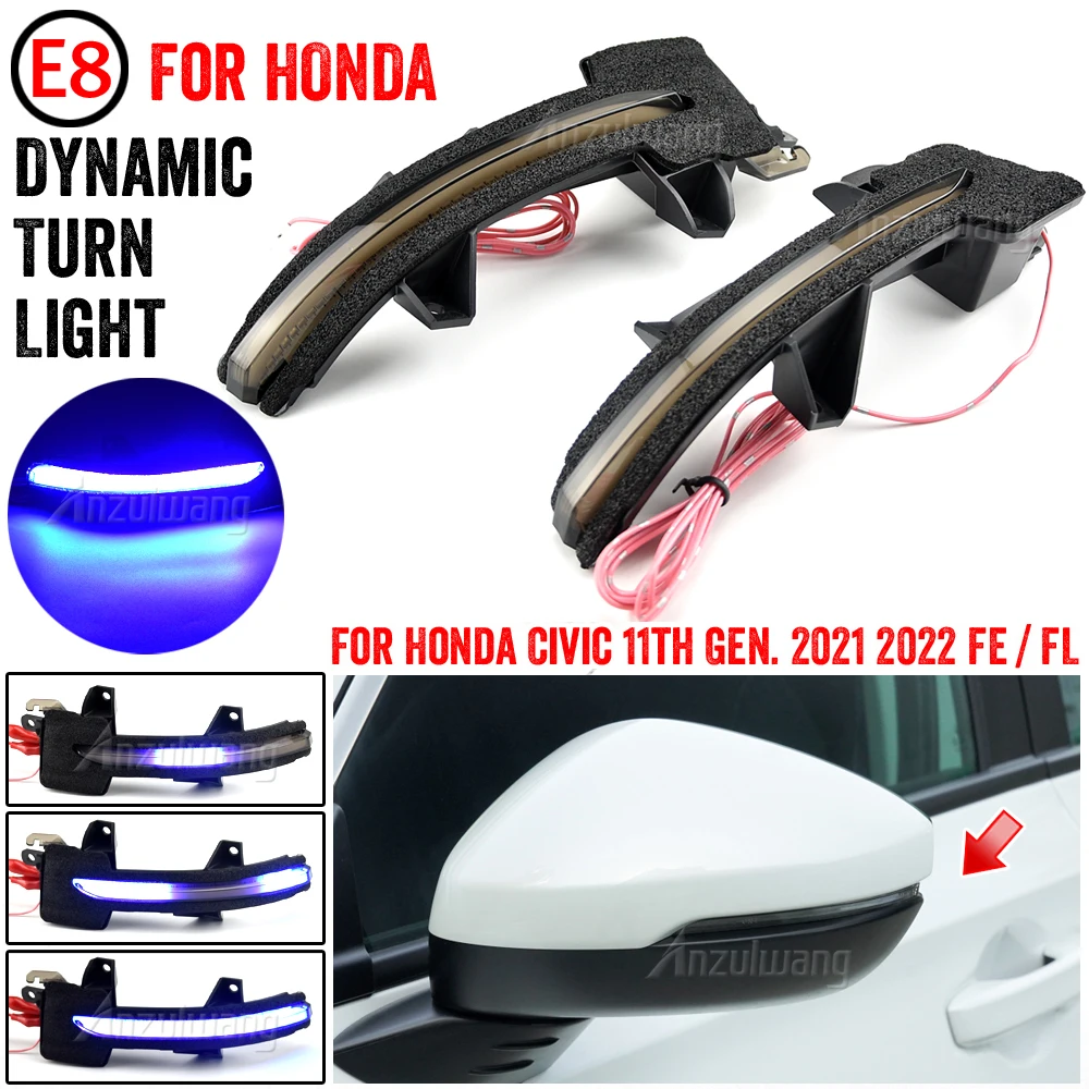 For Civic 11th 2021 2022 FE / FL LED Dynamic Side Mirror Turn Signal Light Indicator Sequential Lamps
For Civic 11th 2021 2022 FE / FL LED Dynamic Side Mirror Turn Signal Light Indicator Sequential Lamps