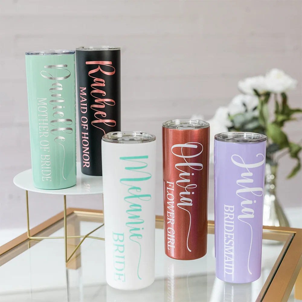 Custom Tumbler With Straw, 20oz Straight Tumbler, Stainless Water Bottle, Bridesmaid Gift Wedding Decor, Bachelorette Party Gift
Custom Tumbler With Straw, 20oz Straight Tumbler, Stainless Water Bottle, Bridesmaid Gift Wedding Decor, Bachelorette Party Gift