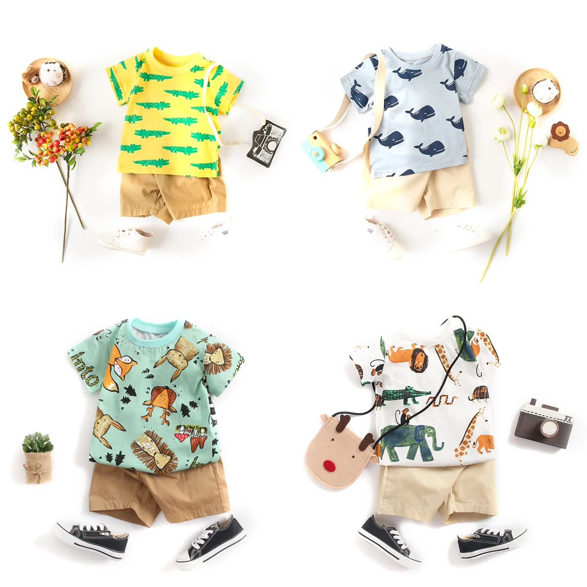 Baby Boys Clothes Sets Children's Casual T Shirts And Shorts Clothing Suits Summer Kids Baby Shorts 2Pcs Casual Costume Outfits
Baby Boys Clothes Sets Children's Casual T Shirts And Shorts Clothing Suits Summer Kids Baby Shorts 2Pcs Casual Costume Outfits