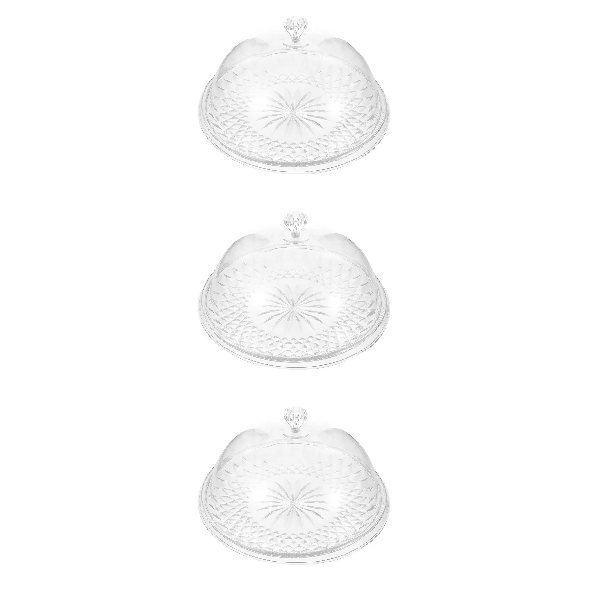 3pcs Round Cake Tray with Dome Clear Cake Display Tray Dessert Serving Tray Cake Plate
3pcs Round Cake Tray with Dome Clear Cake Display Tray Dessert Serving Tray Cake Plate
