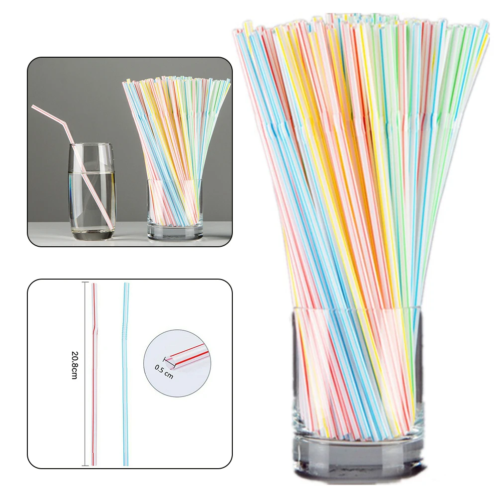 For Kitchenware Bar Party Straws Bendable Straw Food Grade Material Long Multi-Colored Plastic Drinking Straws
For Kitchenware Bar Party Straws Bendable Straw Food Grade Material Long Multi-Colored Plastic Drinking Straws