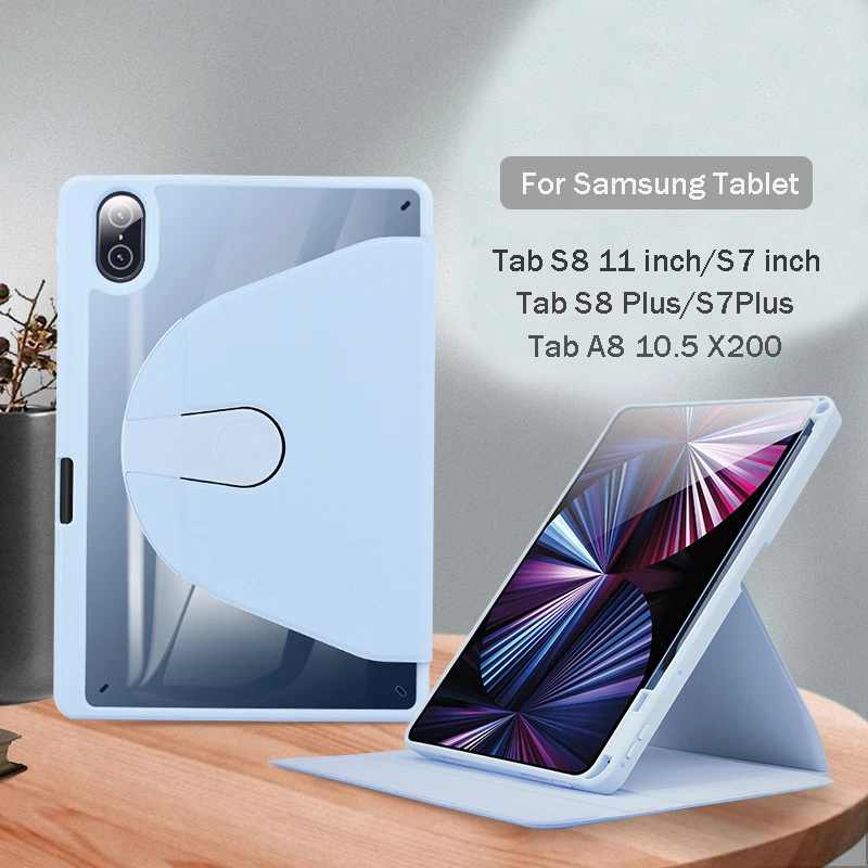 For Smart Samsung Galaxy Tab S6 lite 10.4 Stand Case Galaxy Tab A7 10.4 A8 10.5 A7 lite 8.7 360 rotation Cover with S pen Holder
For Smart Samsung Galaxy Tab S6 lite 10.4 Stand Case Galaxy Tab A7 10.4 A8 10.5 A7 lite 8.7 360 rotation Cover with S pen Holder