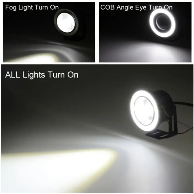 3.0" Inch COB LED Fog Light Projector Car Angel Eyes Halo Ring DRL Lamp Pair Car Accessories
3.0" Inch COB LED Fog Light Projector Car Angel Eyes Halo Ring DRL Lamp Pair Car Accessories