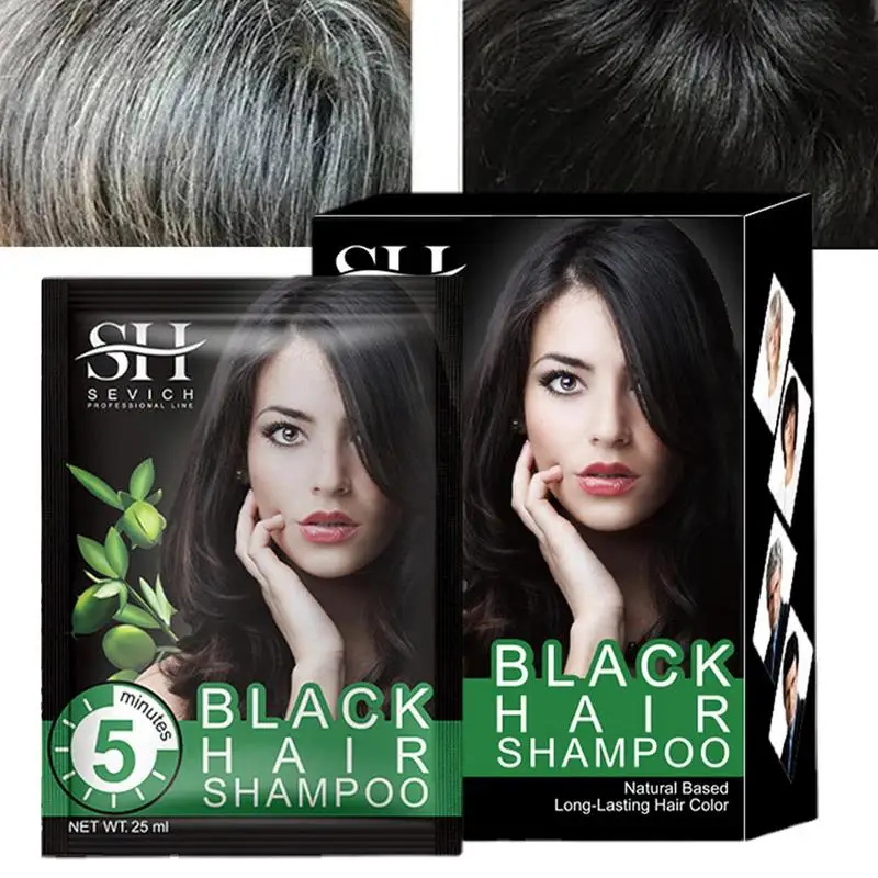 10pcs Instant Black Hair Shampoo Hair Dye Maintain for Men and Women Black Color Refreshing Moisturizing Improve Hair Growth
10pcs Instant Black Hair Shampoo Hair Dye Maintain for Men and Women Black Color Refreshing Moisturizing Improve Hair Growth