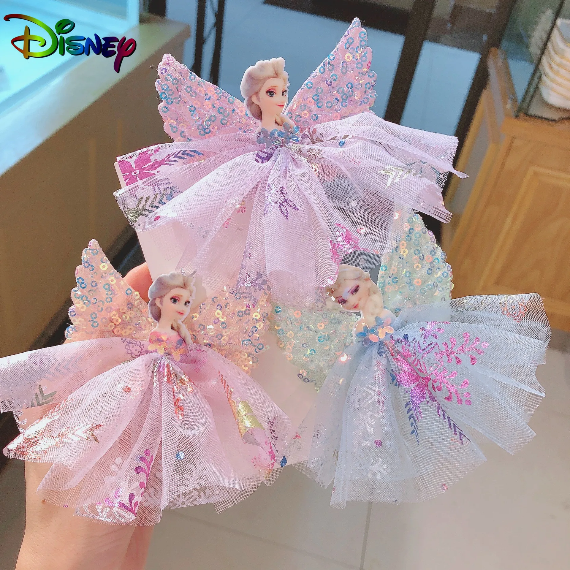 Disney Princess Frozen Hair Accessories Children's Hairpin Elsa Hairpin Cute Bow Headdress Baby hair clip
Disney Princess Frozen Hair Accessories Children's Hairpin Elsa Hairpin Cute Bow Headdress Baby hair clip