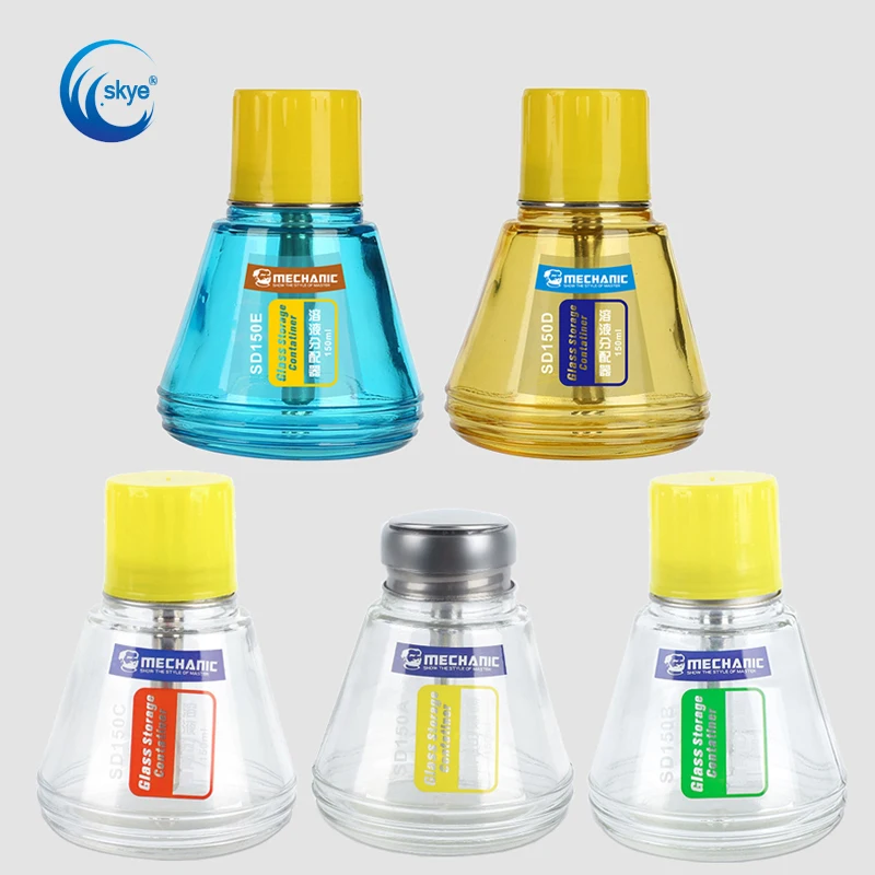 

MECHANIC SD150 Press Type Liquid Bottle Solution Dispenser Anti-Static Anti-Corrosion Light transmission Alcohol Bottle