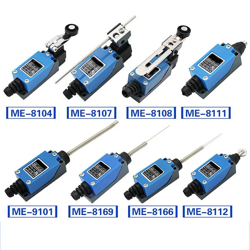 

Limit Switch ME 8108 ME-8108 Rotary Adjustable Roller Lever Arm Mini Limit Switches TZ AC 250V 5A NO NC 8107 8104 8111 8112 9101