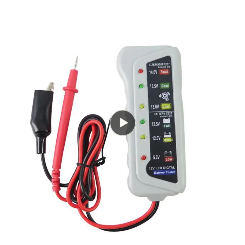 Universal Battery Detector 6v/12v Battery Capacity Tester Portable Voltage Detector Quickly Detect Car Accessories Cnbj-801
Universal Battery Detector 6v/12v Battery Capacity Tester Portable Voltage Detector Quickly Detect Car Accessories Cnbj-801