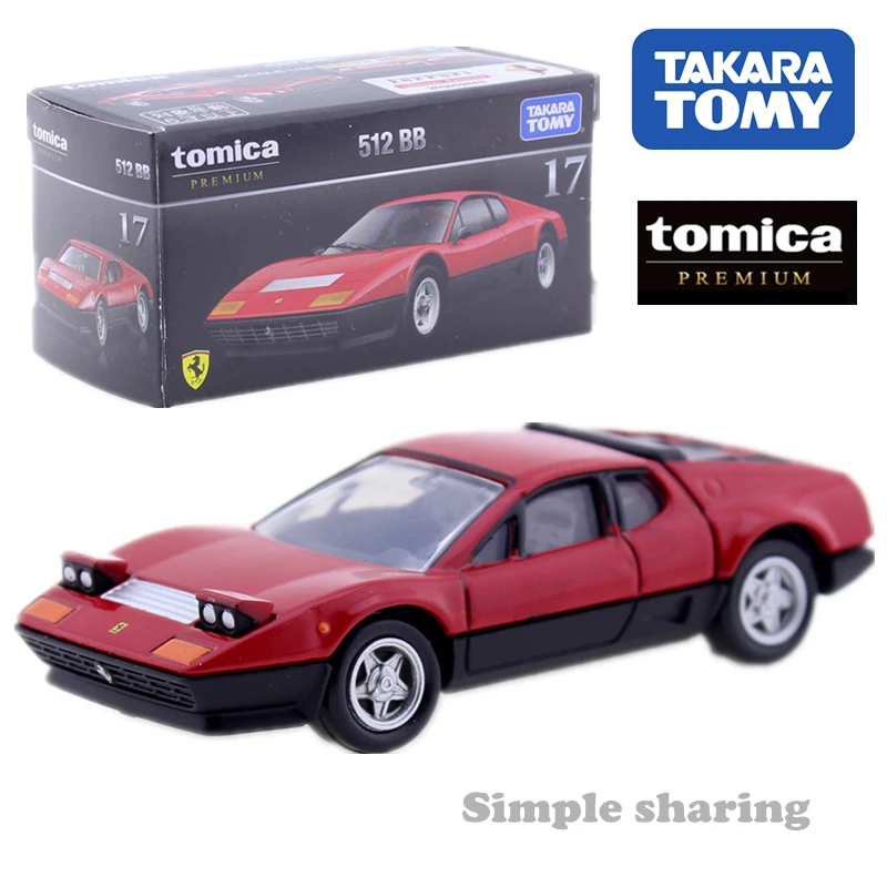 

Takara Tomy Tomica Premium No.17 Ferrari 512BB Car Diecast 1/61 Miniature Model Kit Collectibles Hot Pop Toys For Children