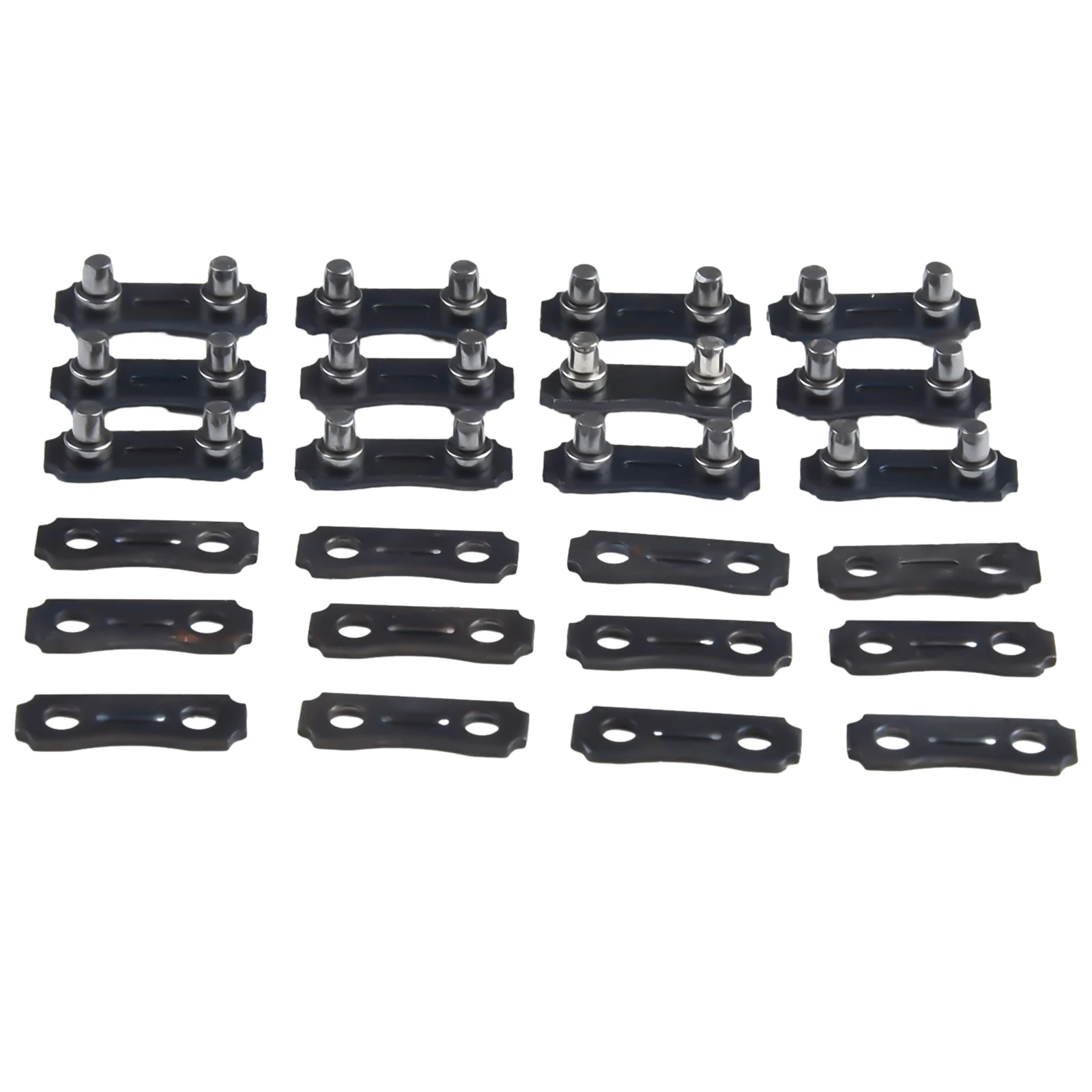 12 Sets Heavy Duty Chainsaw Chain Repair Kits Drive Links Part 3/8LP Pitch - 0.050 Gauge Links Tie Straps Electric Saw Parts
12 Sets Heavy Duty Chainsaw Chain Repair Kits Drive Links Part 3/8LP Pitch - 0.050 Gauge Links Tie Straps Electric Saw Parts