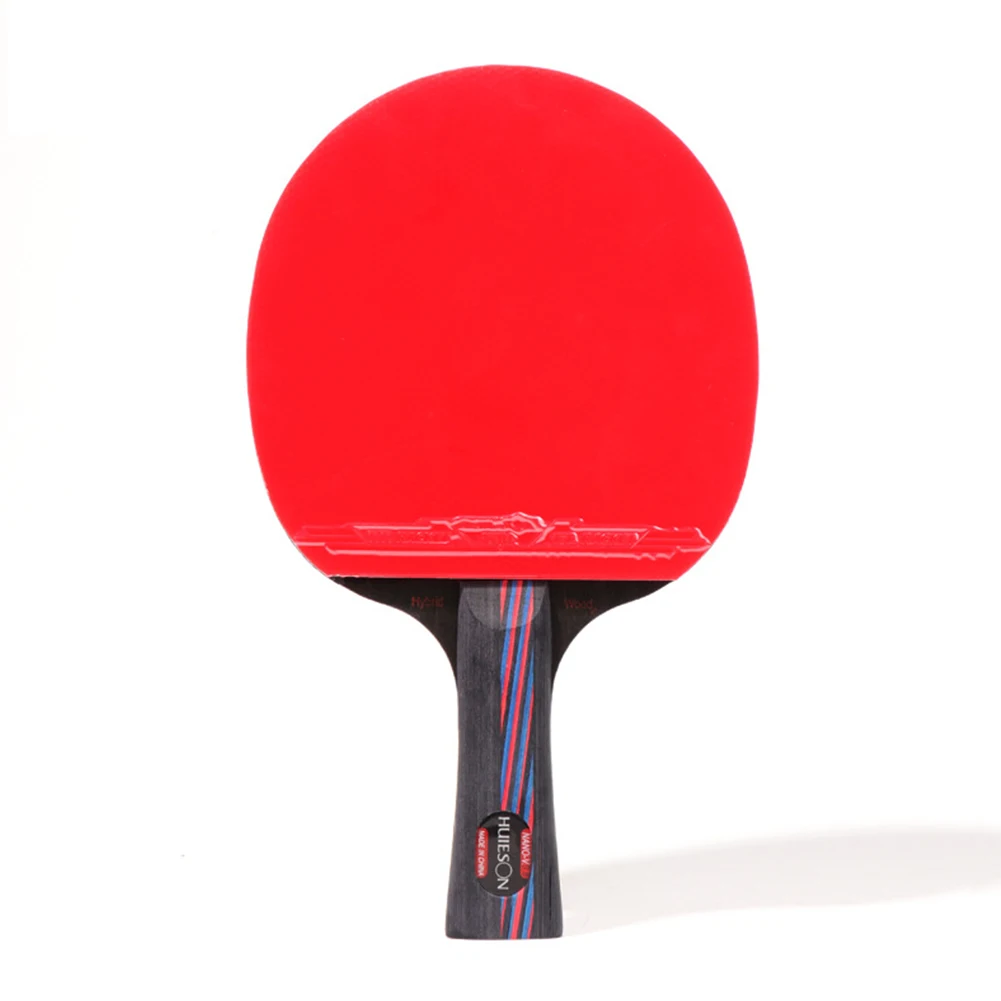 Ping Pong Paddle Table Tennis Racket 1 Pcs Black+Red Good Elasticity Hybrid Wood Light Weight Table Tennis Equipment
Ping Pong Paddle Table Tennis Racket 1 Pcs Black+Red Good Elasticity Hybrid Wood Light Weight Table Tennis Equipment