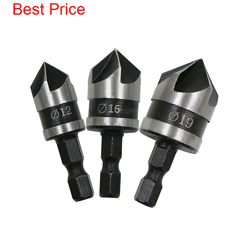 50set/lot 3Pcs/set Carbon Steel 90 Degree Hexagonal Handle Five Edge Chamferer Three Piece Set 12 / 16 / 19mm Chamfering Cutter
50set/lot 3Pcs/set Carbon Steel 90 Degree Hexagonal Handle Five Edge Chamferer Three Piece Set 12 / 16 / 19mm Chamfering Cutter