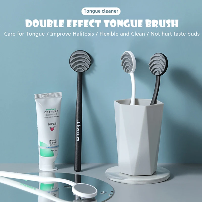 Tongue Cleaner Brush Toothbrush Fresh Breath Silicone Tongue Scraper Oral Care Tool
Tongue Cleaner Brush Toothbrush Fresh Breath Silicone Tongue Scraper Oral Care Tool