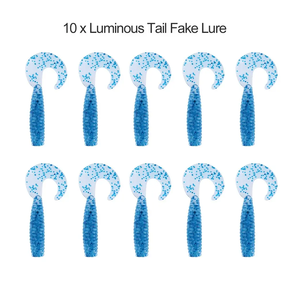 Misurelure MNA-011 Soft Fishing Lure Bait Jigs Lure Artificial Soft Fishing Lures Fake Tail Lure 10 Pieces/Pack
Misurelure MNA-011 Soft Fishing Lure Bait Jigs Lure Artificial Soft Fishing Lures Fake Tail Lure 10 Pieces/Pack