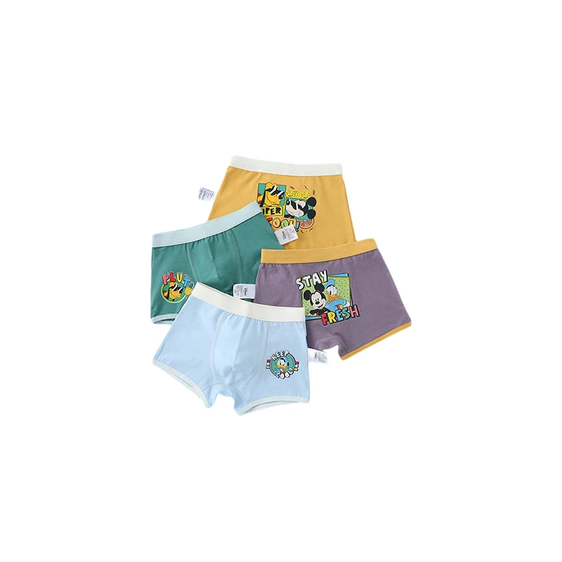 Disney 4 Pcs/lot Children Underwear Cute Kids Child Soft Mickey Boxer Briefs Cotton Boys Donald Duck Panties 2-12Y
Disney 4 Pcs/lot Children Underwear Cute Kids Child Soft Mickey Boxer Briefs Cotton Boys Donald Duck Panties 2-12Y