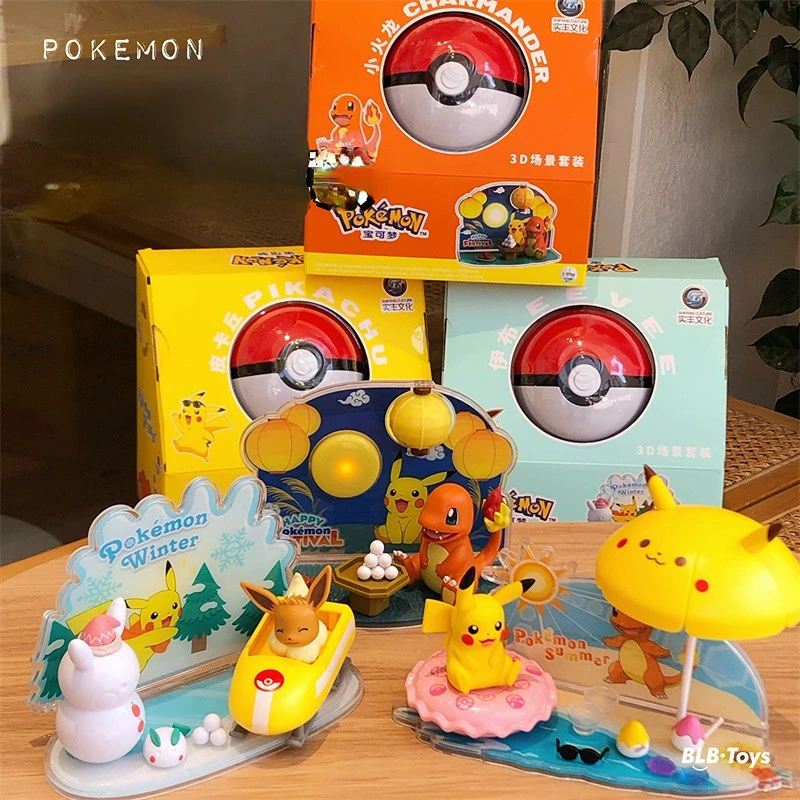 Покемон чармандер Пикачу Eevee 3D сцена костюм покбол Аниме Фигурка Kawaii ручная работа модель светильник Коллекционирование подарок на день ро...
Покемон чармандер Пикачу Eevee 3D сцена костюм покбол Аниме Фигурка Kawaii ручная работа модель светильник Коллекционирование подарок на день ро...