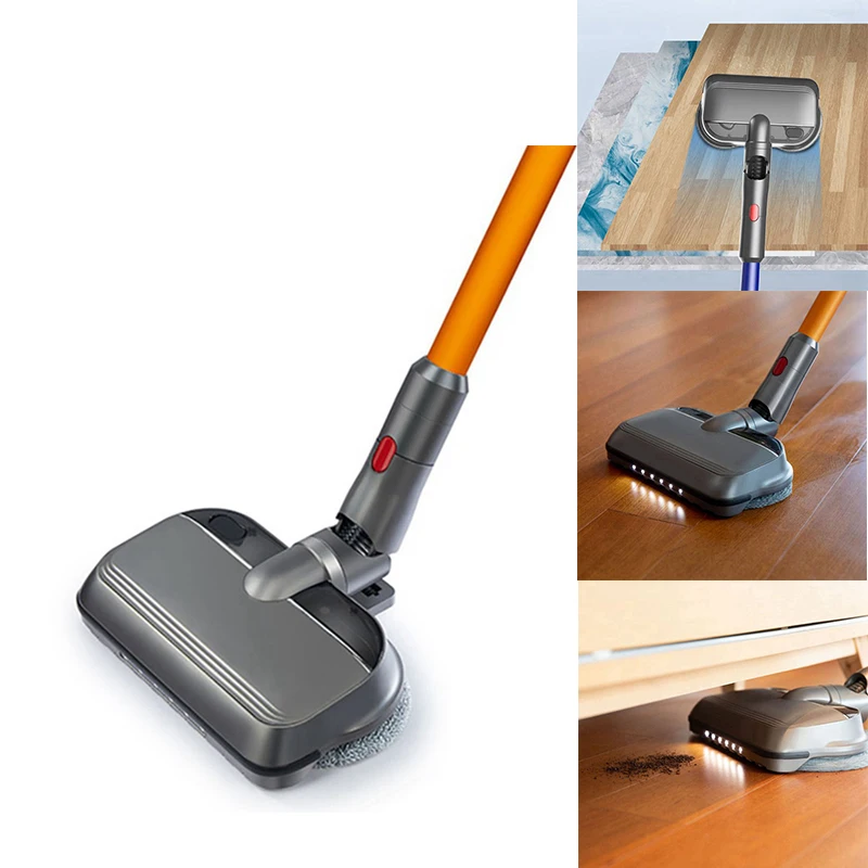 Electric Wet Dry Mopping Head For Dyson Replaceable Parts With Water Tank Mop Pads & Led Lights
Electric Wet Dry Mopping Head For Dyson Replaceable Parts With Water Tank Mop Pads & Led Lights