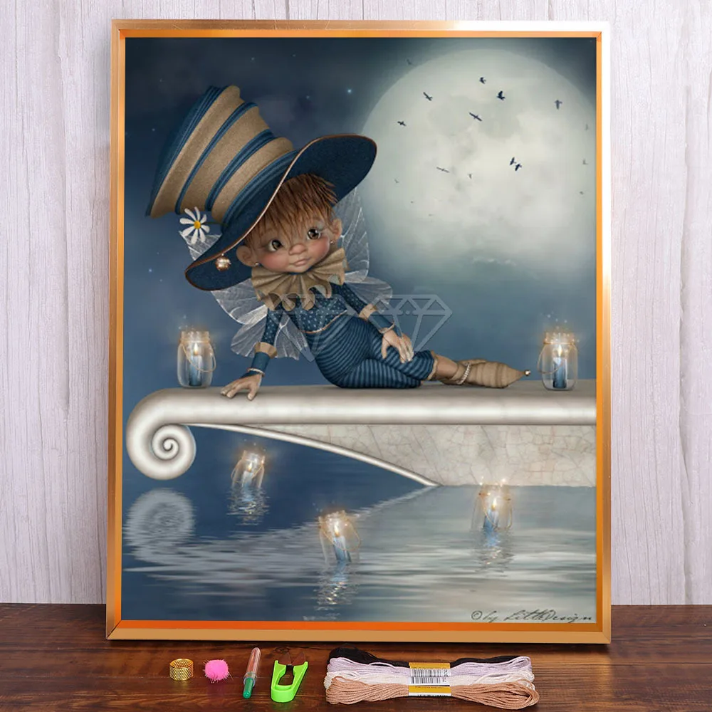 Cartoon Joker Girl Boy Baby Ghost Printed 11CT Cross-Stitch DIY Embroidery Kit DMC Threads Handmade Hobby Craft Mulina
Cartoon Joker Girl Boy Baby Ghost Printed 11CT Cross-Stitch DIY Embroidery Kit DMC Threads Handmade Hobby Craft Mulina