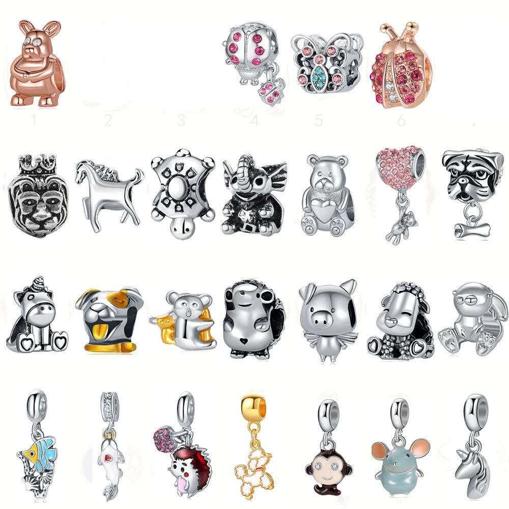 Silver Color Sweet Cute Dog Owl Pendant Beads Fit Original Charms Pandora Bracelet DIY Jewelry making
Silver Color Sweet Cute Dog Owl Pendant Beads Fit Original Charms Pandora Bracelet DIY Jewelry making
