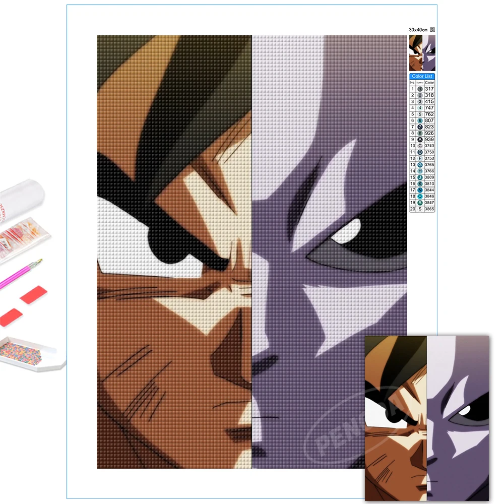 Son Goku 5D Diy Diamond Paintings Jiren Picture Full Square Drill Embroidery Anime Dragon Ball Cross Stitch Kdis Room Home Decor
Son Goku 5D Diy Diamond Paintings Jiren Picture Full Square Drill Embroidery Anime Dragon Ball Cross Stitch Kdis Room Home Decor