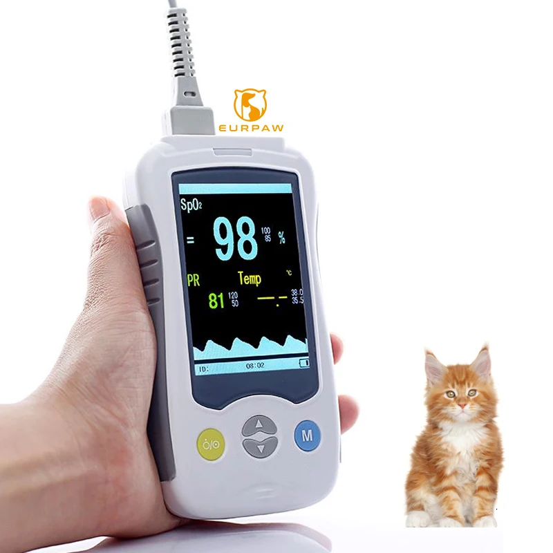 EURPET Wholesale Price High Quality Veterinary Handheld Pulse Oximeters Digital Veterinary Pulse Oximeters
EURPET Wholesale Price High Quality Veterinary Handheld Pulse Oximeters Digital Veterinary Pulse Oximeters