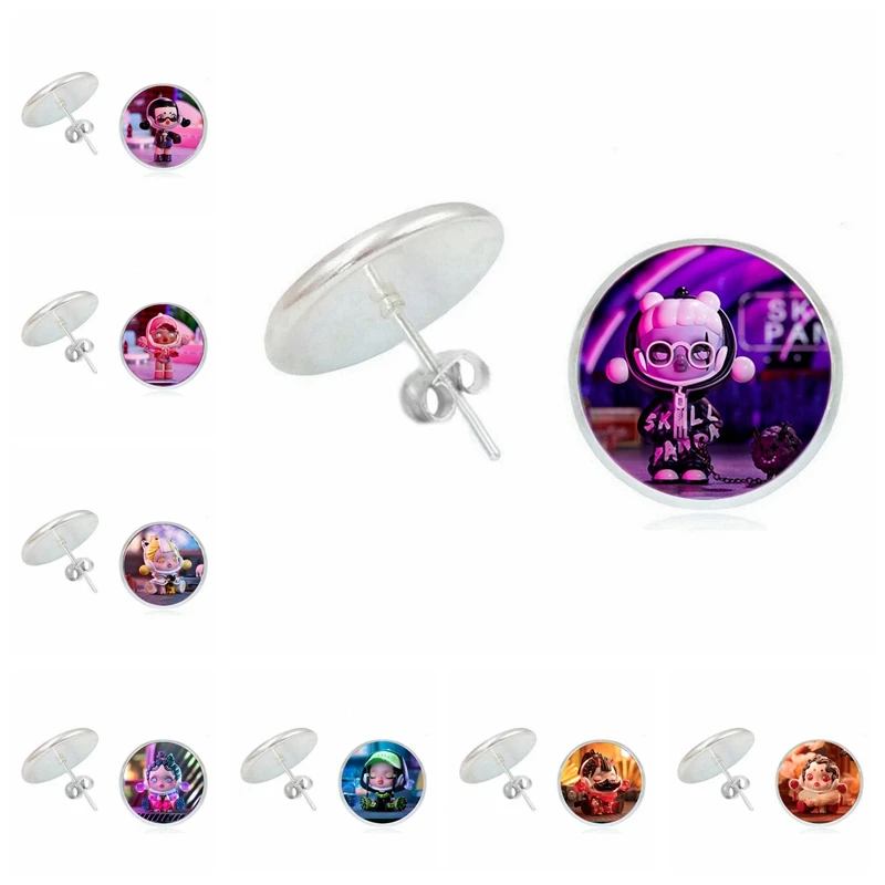 Fashion Children's Cartoon Puppet Glass Cabochon 12mm Stud Earrings Gifts for Girls
Fashion Children's Cartoon Puppet Glass Cabochon 12mm Stud Earrings Gifts for Girls