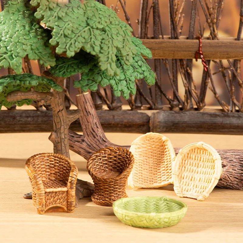 1/12 Dollhouse Miniature Simulation Bamboo Basket Chair Dustpan Model Furniture Accessories For Doll House Decor Kids Toys
1/12 Dollhouse Miniature Simulation Bamboo Basket Chair Dustpan Model Furniture Accessories For Doll House Decor Kids Toys