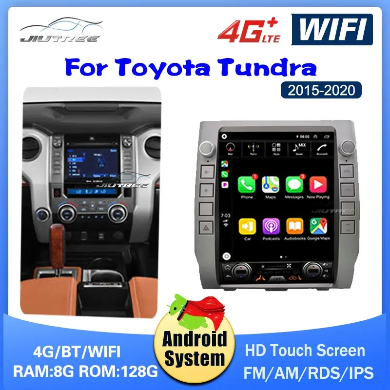 For Tesla Style 2 Din Android 10 Car Radio for Toyota Tundra 2015 - 2020 Multimedia Video Player GPS Stereo Carplay DSP
For Tesla Style 2 Din Android 10 Car Radio for Toyota Tundra 2015 - 2020 Multimedia Video Player GPS Stereo Carplay DSP