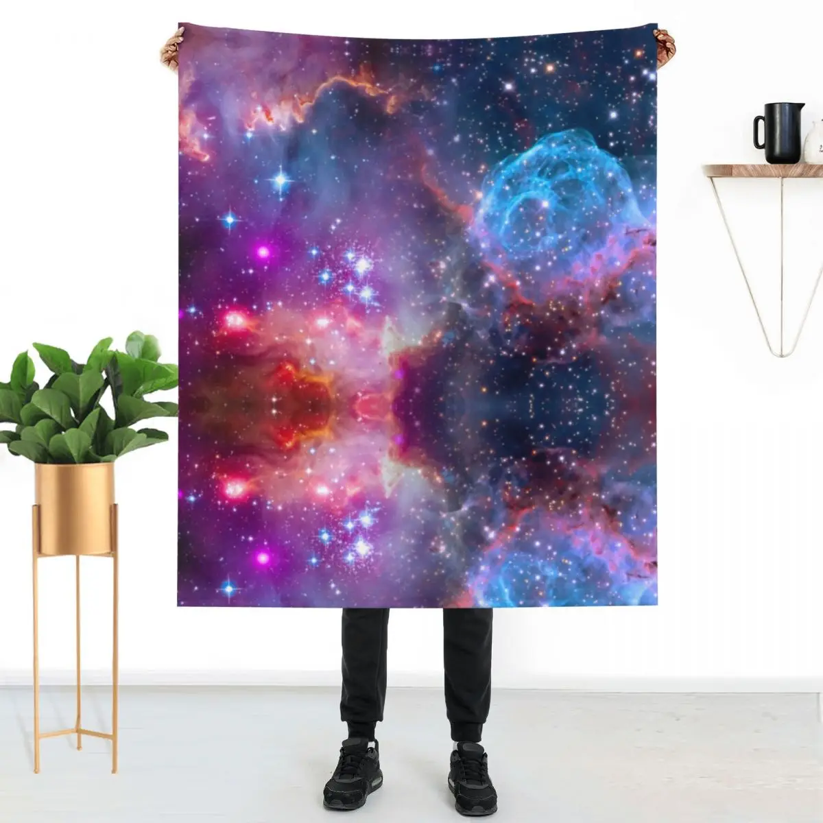Colorful Galaxy Blanket Night Sky Bright Stars Thick Fleeze Throw Blanket On the Bed Winter Blankets
Colorful Galaxy Blanket Night Sky Bright Stars Thick Fleeze Throw Blanket On the Bed Winter Blankets