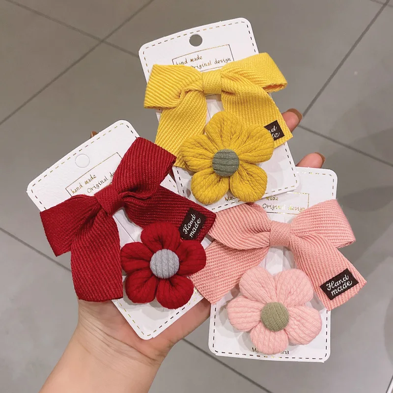 2Pcs/Set Bowknot Plaid Oval Hairpins Cute Sweet Fashion Duckbill Clip Flower Daisy Hair Accessories For Children Girls Barrette
2Pcs/Set Bowknot Plaid Oval Hairpins Cute Sweet Fashion Duckbill Clip Flower Daisy Hair Accessories For Children Girls Barrette