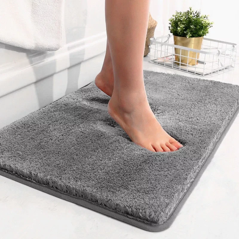 Thick velvet super absorbent bathroom door mats, non-slip bedroom mats, bathroom carpets, kitchen mats Bathroom Carpet High-hair
Thick velvet super absorbent bathroom door mats, non-slip bedroom mats, bathroom carpets, kitchen mats Bathroom Carpet High-hair