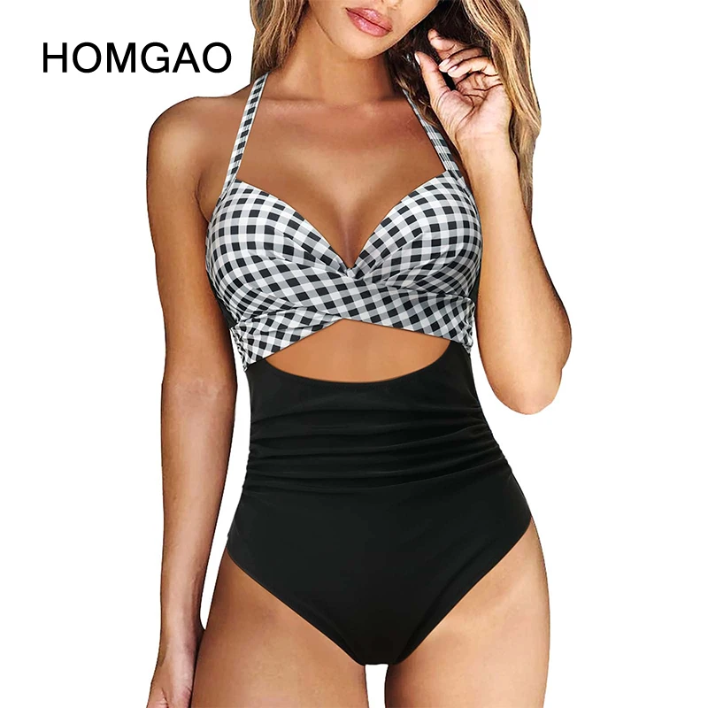 HOMGAO Sexy Push Up One Piece Women's Swimsuit 2022 New Hollow Out Bodysuit Bathing Suit Halter Beachwear Swimwear Monokini
HOMGAO Sexy Push Up One Piece Women's Swimsuit 2022 New Hollow Out Bodysuit Bathing Suit Halter Beachwear Swimwear Monokini