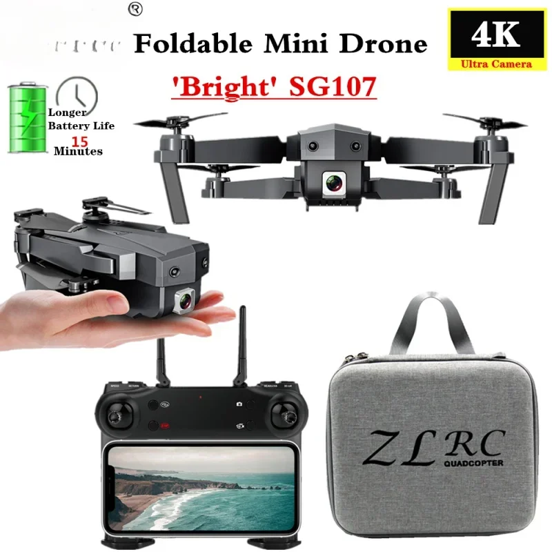 Складной вертолет SG107 мини Дрон с Wi-Fi FPV 1080P 4K HD камера оптический поток Радиоуправляемый квадрокоптер следуй за мной мини Дрон
Складной вертолет SG107 мини Дрон с Wi-Fi FPV 1080P 4K HD камера оптический поток Радиоуправляемый квадрокоптер следуй за мной мини Дрон
