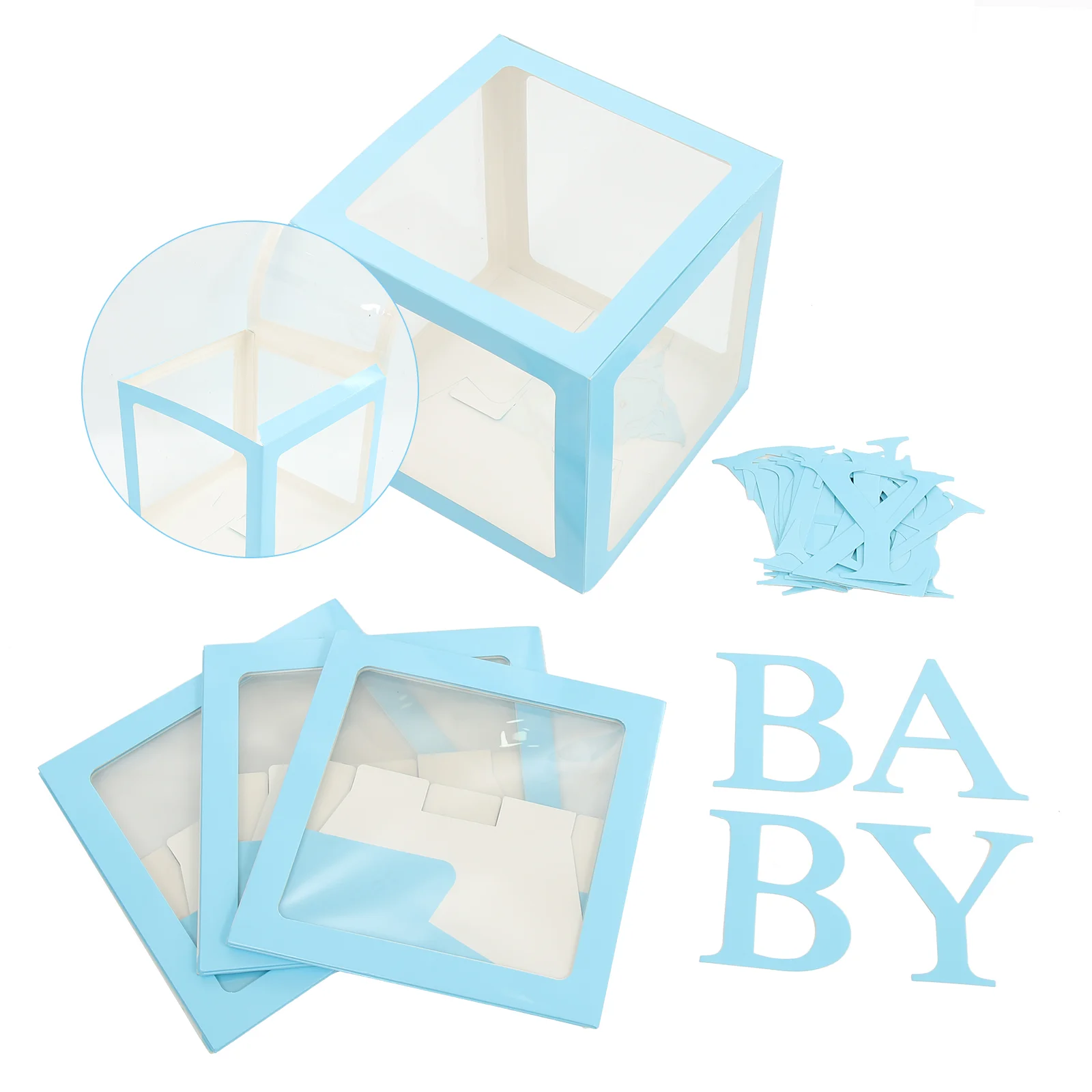 1 Set Baby Boxes Funny Balloon Boxes Baby Shower Decorations Gender Reveal Decorations Baby Blocks for Baby Shower 
1 Set Baby Boxes Funny Balloon Boxes Baby Shower Decorations Gender Reveal Decorations Baby Blocks for Baby Shower