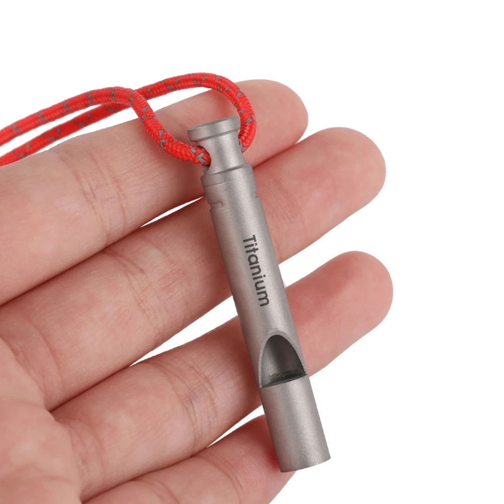 Outdoor Survival Emergency Whistle Titanium Multifunction Whistle High Decible Whistle Pendant with Cord for Camping&Exploring
Outdoor Survival Emergency Whistle Titanium Multifunction Whistle High Decible Whistle Pendant with Cord for Camping&Exploring