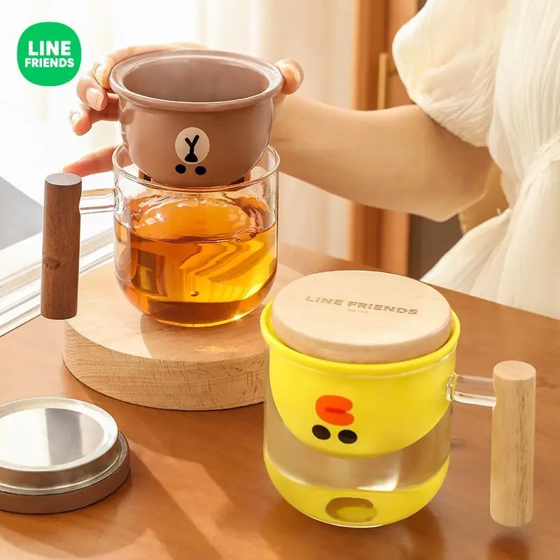 Kawaii Line Friends Anime Genuine Original Ceramic Portable Tea Set Brown Bear Cony Sally Cartoon Filter Cups Girl Gifts
Kawaii Line Friends Anime Genuine Original Ceramic Portable Tea Set Brown Bear Cony Sally Cartoon Filter Cups Girl Gifts